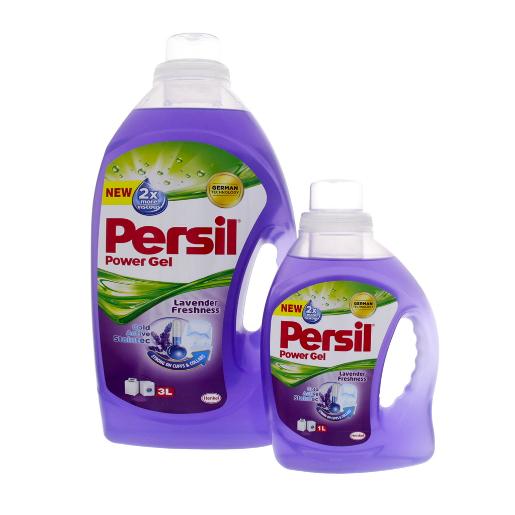 Persil Power Gel Liquid Detergent Liquid Lavender 3Ltr + 1Ltr