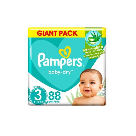 Pampers Baby Dry Diapers Size 3 6-10kg 88pcs