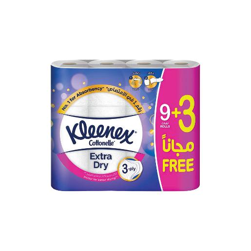 Kleenex Extra Dry Toilet Roll  2 x 12