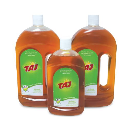 Taj Antiseptic Disinfectant Liquid 2 x 1Ltr + 500ml
