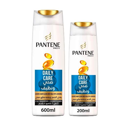 Pantene Shampoo Daily Care 600ml + 200ml