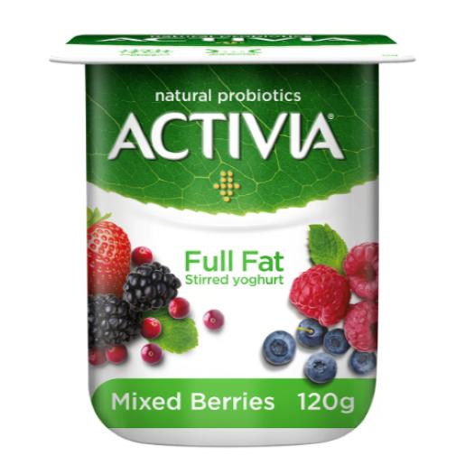  Activia Fresh Full Fat Mixed Berry 120ml