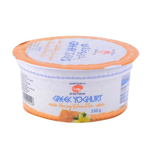Al Ain Greek Yoghurt Vanilla & Honey 150g