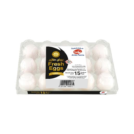 Al Ain White Eggs Medium 15pcs