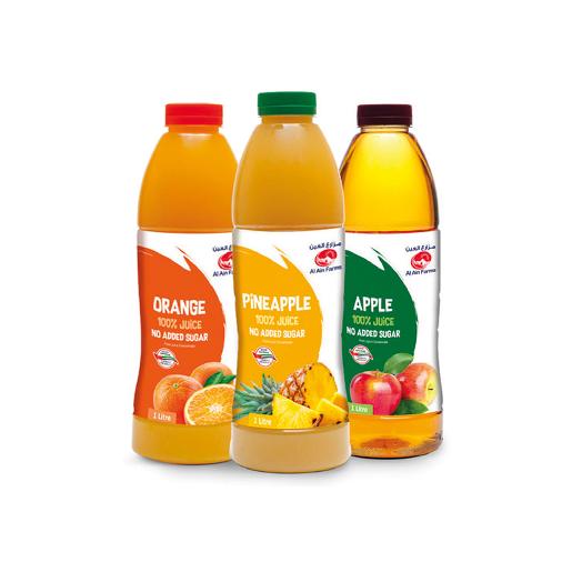 Al Ain Fresh Juice Assorted 3 x 1Ltr