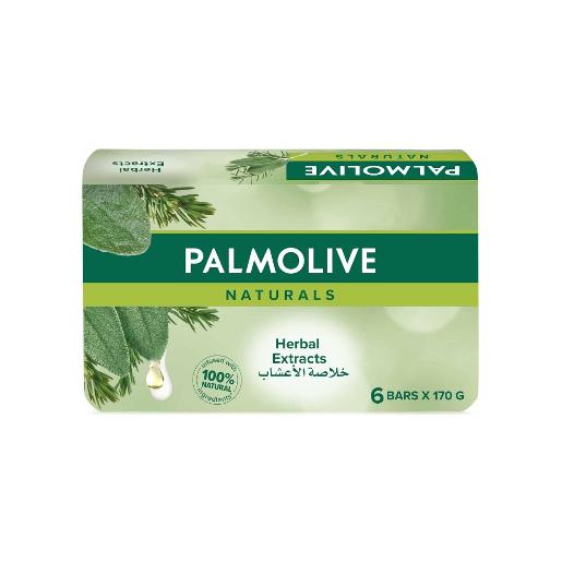 Palmolive Soap Herbal Extracts 170gm 5+1