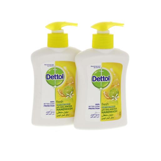 Dettol Fresh Anti Bacterial Liquid Hand Wash 2 x 200ml