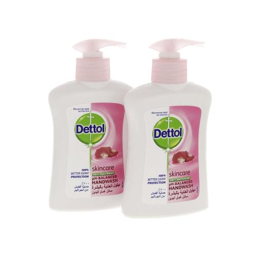 Dettol Handwash Skin care 2X200ml P/O