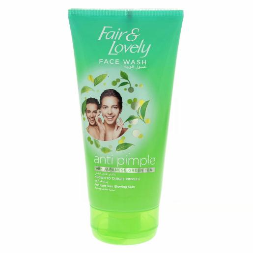 Fair & Lovely Face Wash Japan Green Anti Pimple 150gm