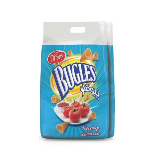Tiffany Bugles Chips Ketchup 22pc x 10.5gm × 2pc