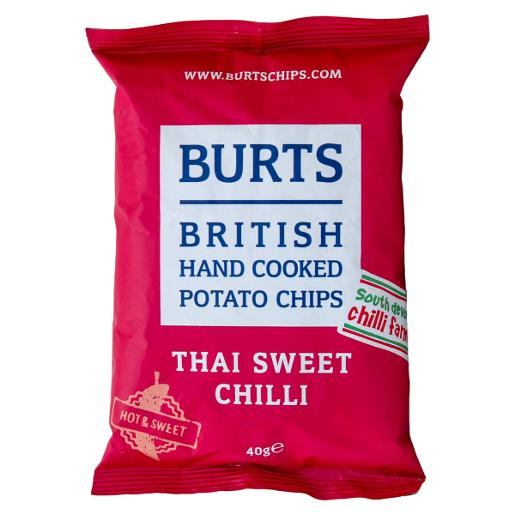 Burts Hand Cooked Potato Chips Sweet Chilly 40g