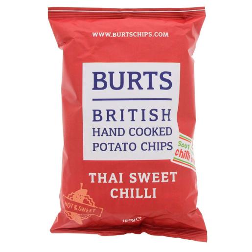 Burts Hand Cooked Potato Chips Sweet Chilly 150g