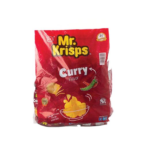 Mr Krisps Potato Chips Curry 15gm x 21pcs
