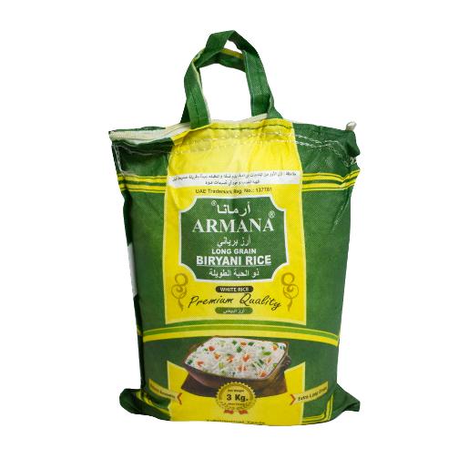 Armana Long Grain Basmati  Rice 3Kg