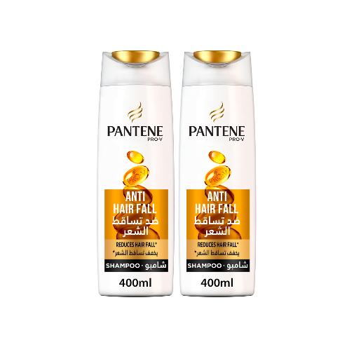 Pantene Shampoo Anti Hair Fall 2 x 400ml