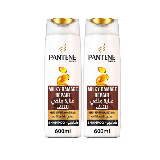 Pantene Milky Damage Repair Shampoo 2 x 400ml