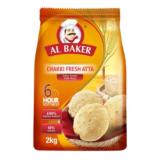 Al Baker Chakki Fresh Atta 2kg