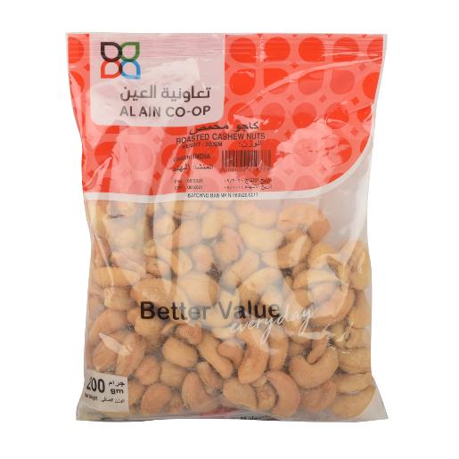 Al Ain Co-Op Roasted Cashew Nuts 200g