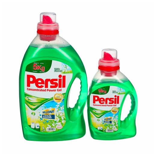 Persil Detergent Gel Liquid White Flower 3Ltr+1Ltr