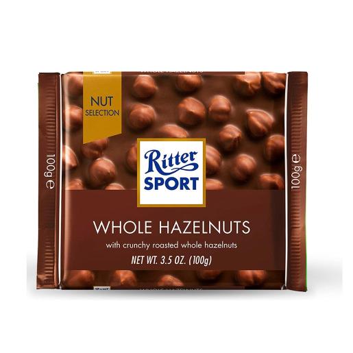 Ritter Sport Chocolate Whole Hazelnuts 100gm