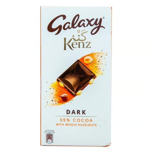 Galaxy Kenz Chocolate Dark 55% Hazelnuts 90gm