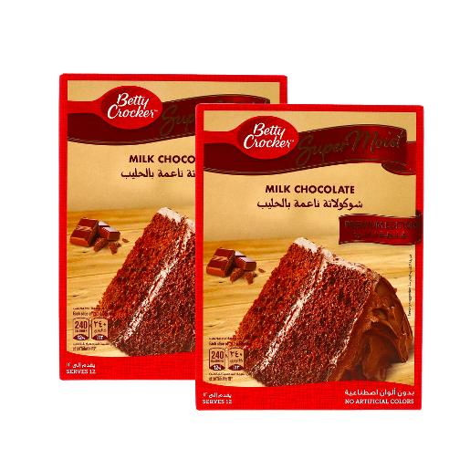 Betty Crocker Cake Mix Milk Chocolate 2 x 510g
