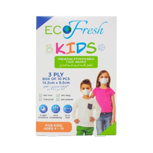 Eco Fresh Kids 3Ply Disposable Mask 10pcs