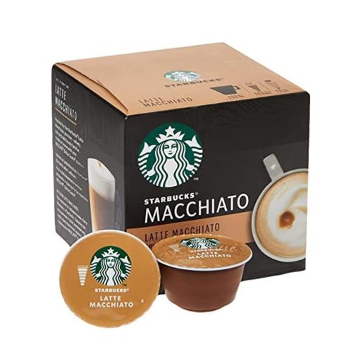 Starbucks Caramel Macchiato By Nescafé Dolce Gusto Coffee 12Cap 127.8gm