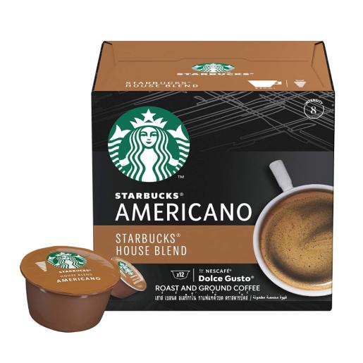 Starbucks Medium House Blend Lungo By Nescafé Dolce Gusto Coffee 57gm × 12pc