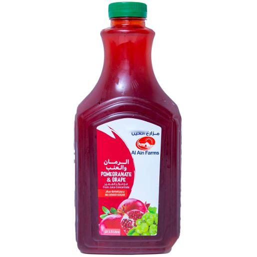 Al Ain Pomegranate & Grape Juice No Added Sugar 1.5Ltr