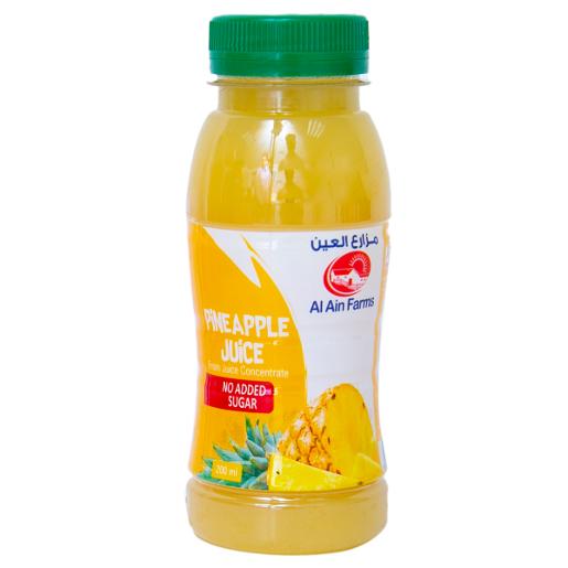 Al Ain Pineapple Juice No Added Sugar 200ml