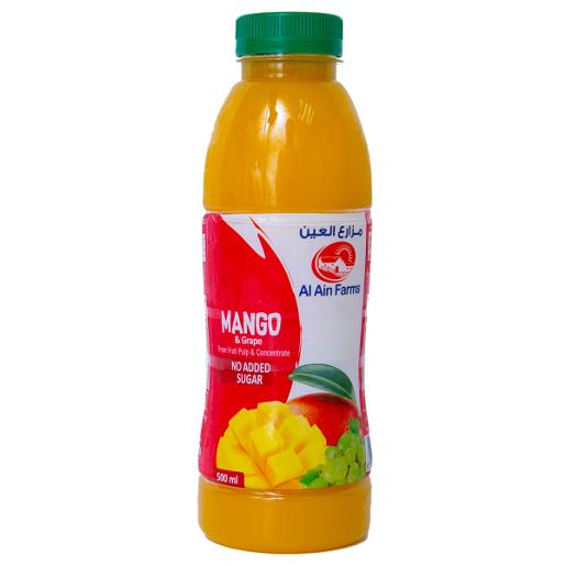 Al Ain Mango & Grape Juice No Added Sugar 500ml