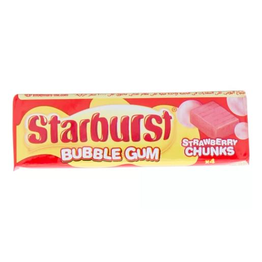 Starburst Bubble Gum Strawberry Chunks 12.4gm
