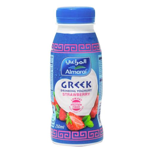 Almarai Greek Drinking Yogurt Strawberry 250ml
