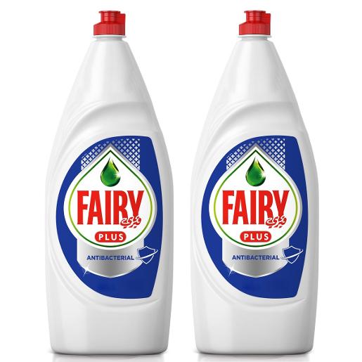 Fairy Plus Dish Wash Antibacterial 2 x 600ml