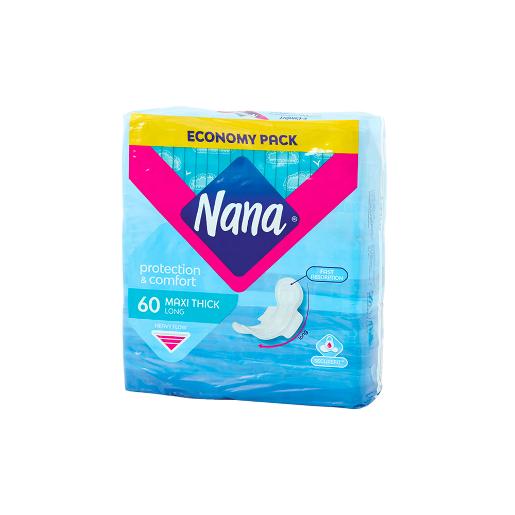 Nana Feminine Napkin Maxi Protection Comfort With Wings 60pcs
