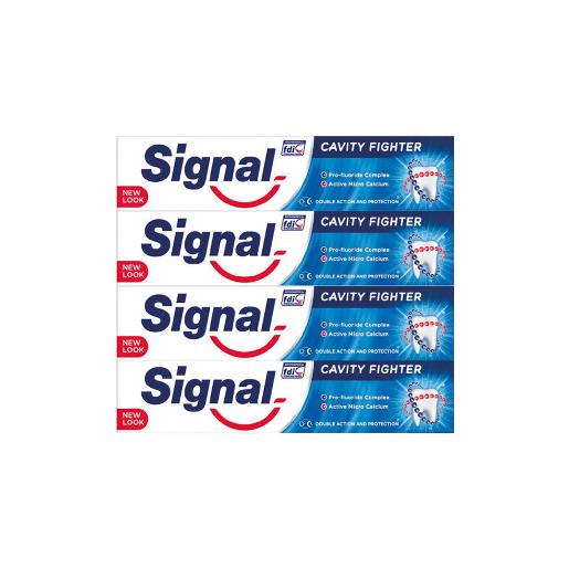 Signal Tooth Paste Cavity Fighter 4 x 100ml