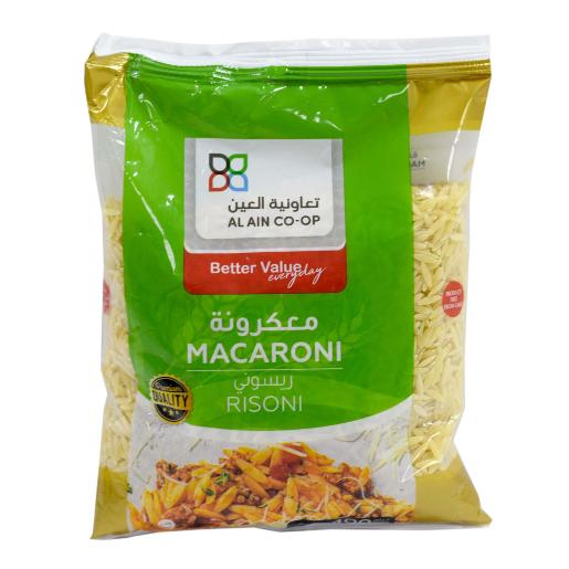 Al Ain Co-Op Macaroni Risoni 400g