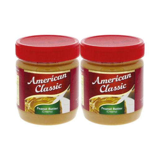 American Classic Peanut Butter Creamy 2 x 340g