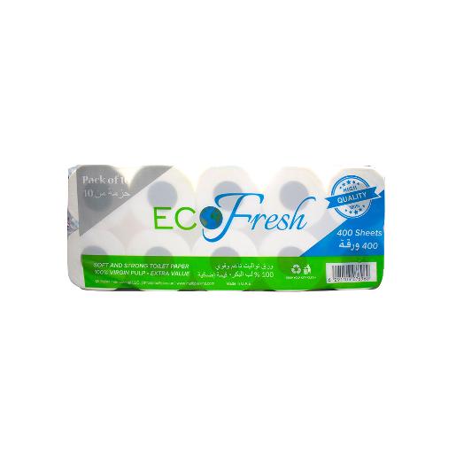 Eco Fresh Toilet Rolls 400's 10pcs
