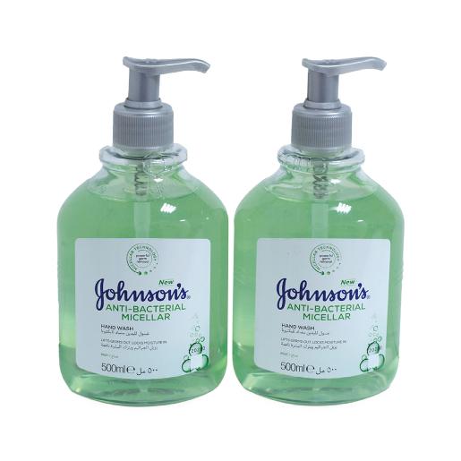 Johnson Hand Wash Anti Bacterial Micellar 2 x 500ml