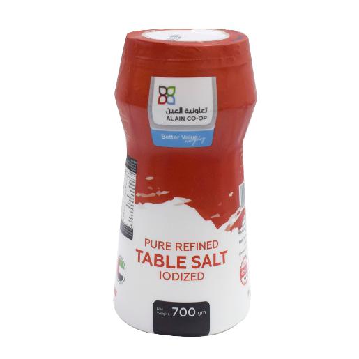 Al Ain Co-Op Iodized Salt  Bottle 700g