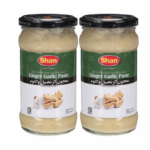 Shan Ginger Garlic Paste 2 x 310g