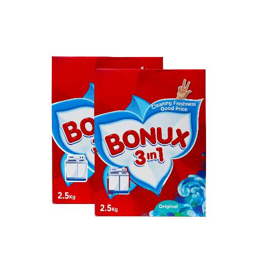 Bonux Washing Powder 3n1 Original 2 x 2.5kg