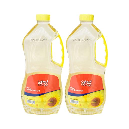Co-Op Pure Sunflower Oil 2 x 1.5Ltr