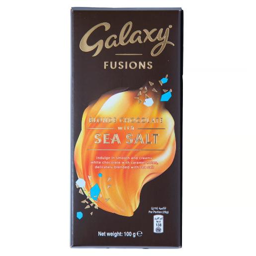 Galaxy Fusion Blonde Chocolate Sea Salt 100gm