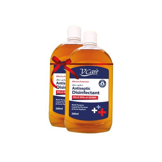 V Care Anti Bacterial Disinfectant Multi Purpose Liquid 2 x 500ml