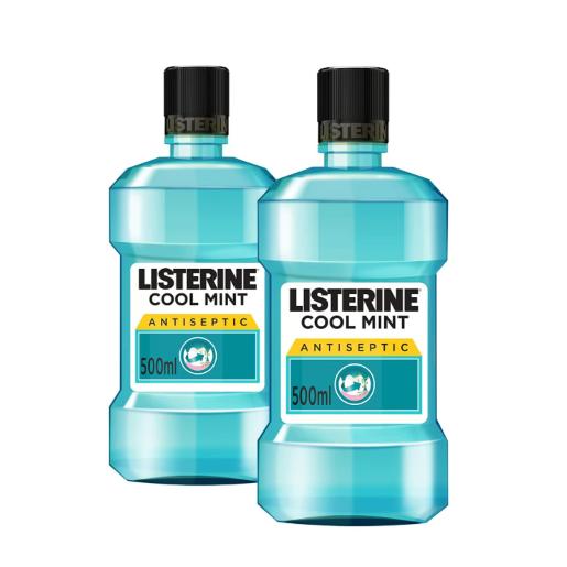 Listerine Mouthwash Coolmint 500ml × 2pc