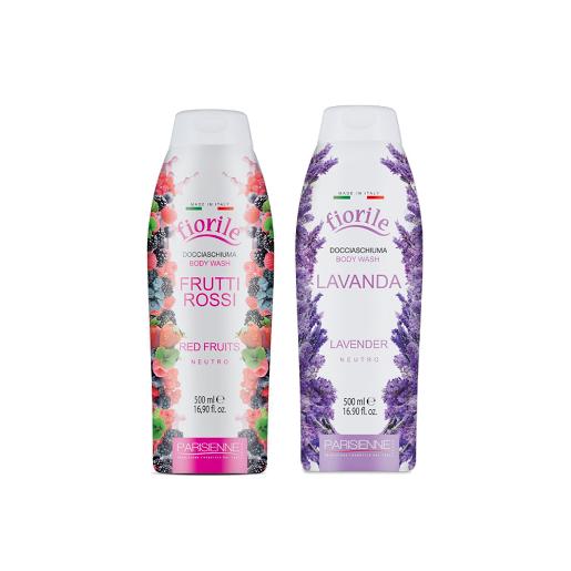 Parisienne Fiorile Body Wash Red Fruits & Lavender 2 x 500ml