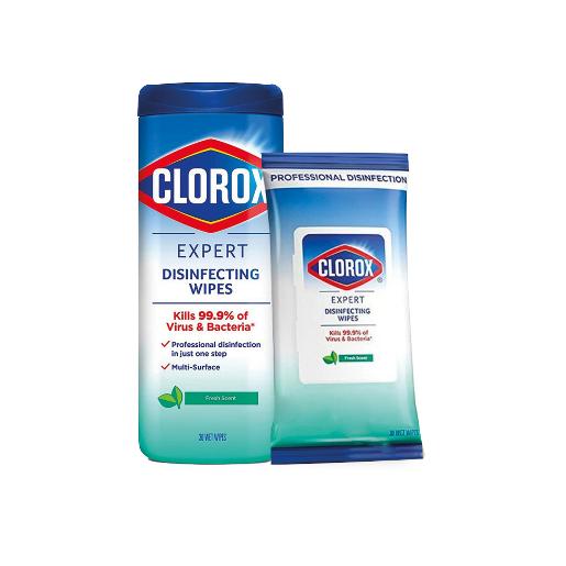 Clorox Expert Disinfecting Wipes Fresh Scent 30pcs
